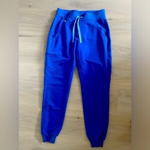 FIGS Royal Blue Technical Collection Zamora Jogger Scrub Pants in size XS